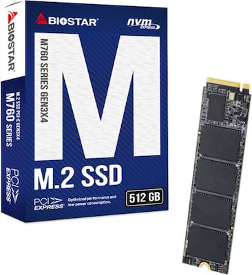 Biostar M760 SSD 512GB M.2 NVMe PCI Express 3.0