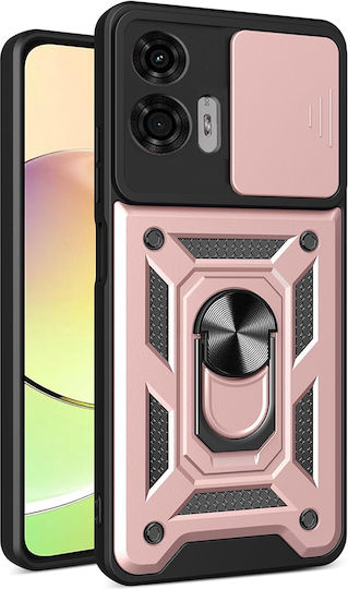 Techsuit Camshield Back Cover Plastic / Silicone Rose Gold (Motorola Moto G24 Power)