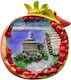 Tourist Decorative Magnet Souvenir – Set of 12 Pieces Resin Magnet Thessaloniki