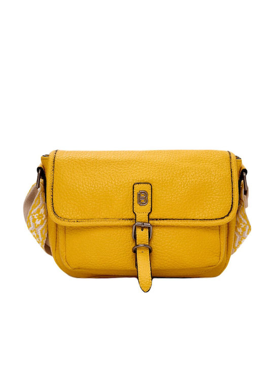 Bag to Bag Γυναικεία Τσάντα Χιαστί Κίτρινη