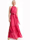 Summer Maxi Dress for Wedding / Christening Fuchsia