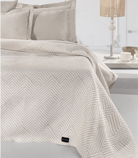 Guy Laroche Tetris Одеяло Пике Едно 160x260см Linen