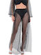 Women's Fabric Trousers Straight Line Silver