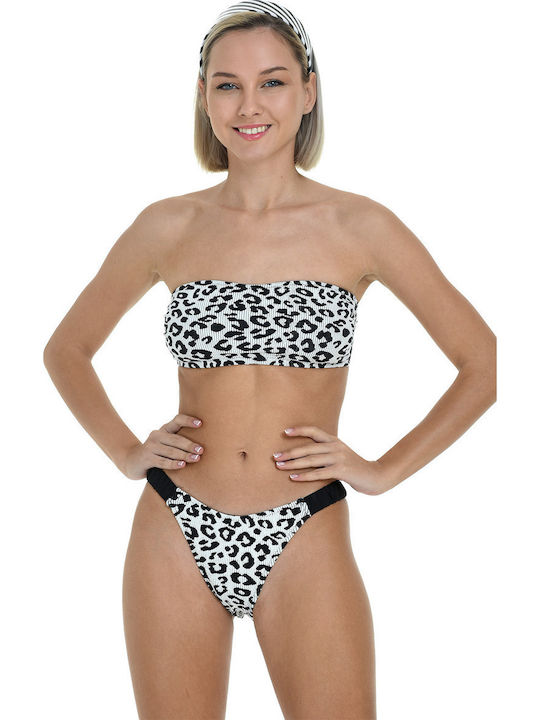 MiandMi Set Bikini Μπουστάκι Λευκό