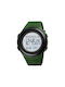 Skmei Digital Uhr Batterie mit Kautschukarmband Green White