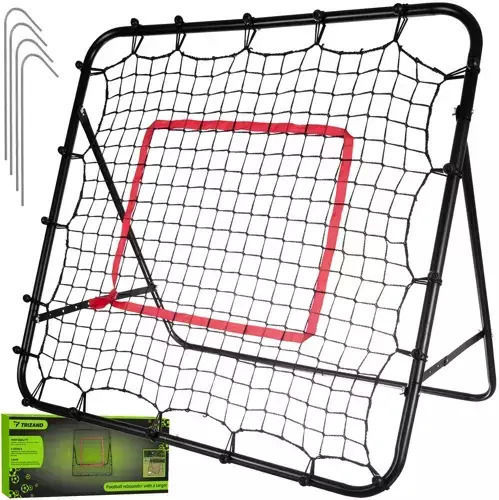 Trizand Ball-Rückholnetz für Fußballtraining 120x120x50cm