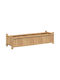vidaXL Planter Box Bambus Maro 100x30x25cm.