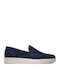 Δερμάτινα Ανδρικά Loafers σε Μπλε Χρώμα