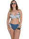 Bikini-Set Grey - Blue