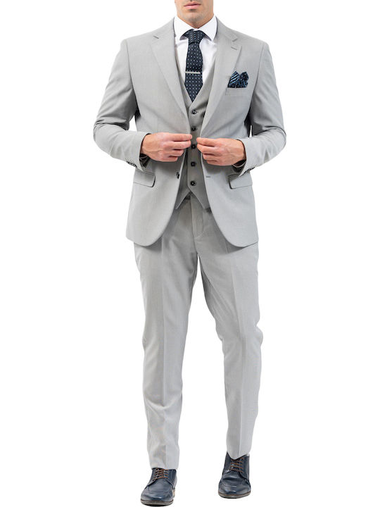 Vittorio Artist Men's Suit Grey