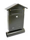 Damech Cutie Poștală pentru Exterior Inox în Culoarea Auriu 23x7x37.5cm