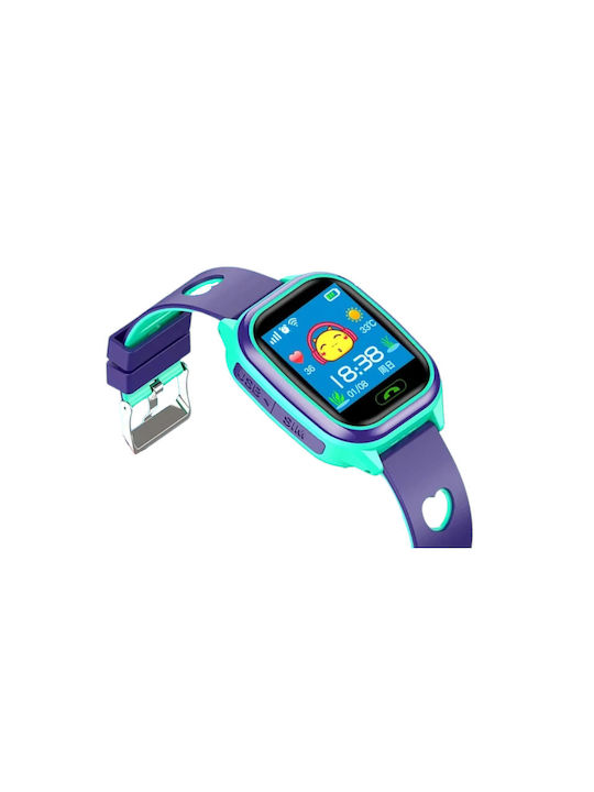 Kinder-Smartwatch Y85s mit Kautschuk/Plastikarmband Green