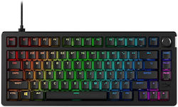 HyperX Alloy Rise 75 Gaming Mechanical Keyboard 75% with HyperX Red switches and RGB lighting (English US)