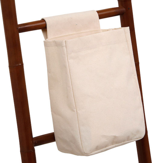 Storage Basket Fabric Beige 25x9x36cm 1pcs