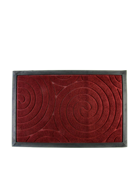 Viosarp Entrance Mat Carpet with Anti-slip Backing Red 40x60cm