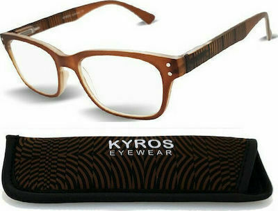 Kyros Очила за четене +1.50 в Кафяв цвят 406-1