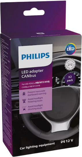 Philips CAN bus Car Fault Indicator Cancellers for Bulb H8 / H11 / H16 12V 2pcs