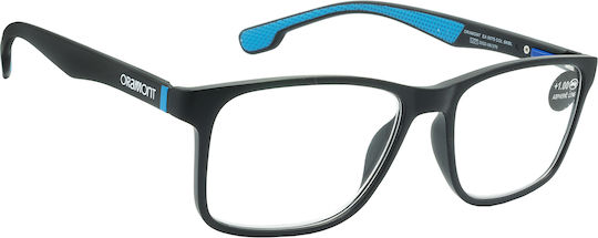 Oramont Reading Glasses +1.75 in Black color ea9075bkbl.175