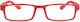 Lesebrille +3.75 in Rot Farbe 7789