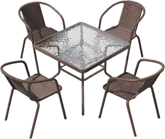 Heinner 5-Piece Dining Set