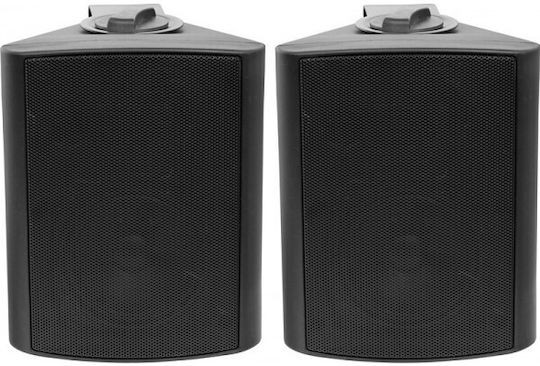 Tele Επιτοίχια Ηχεία 55W (Ζεύγος) 17.8x14.5x24εκ. Μαύρα