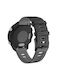 20мм Huawei Watch GT2e 42мм Samsung Galaxy Watch Active 2 Силиконова каишка за часовник Черно + Сиво
