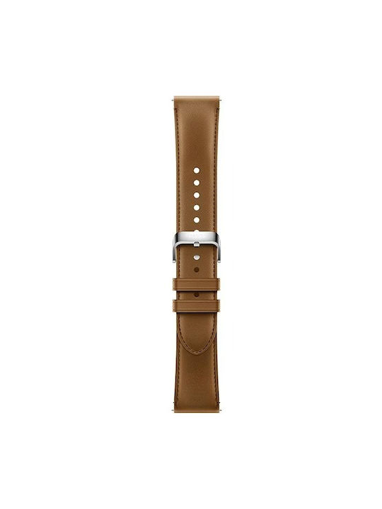 Xiaomi Watch Leather Strap Brown 2ετη Εγγυηση