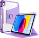 Techsuit Crystal Vision Samsung Galaxy Tab S9 Plus S9 Fe Plus Лилав