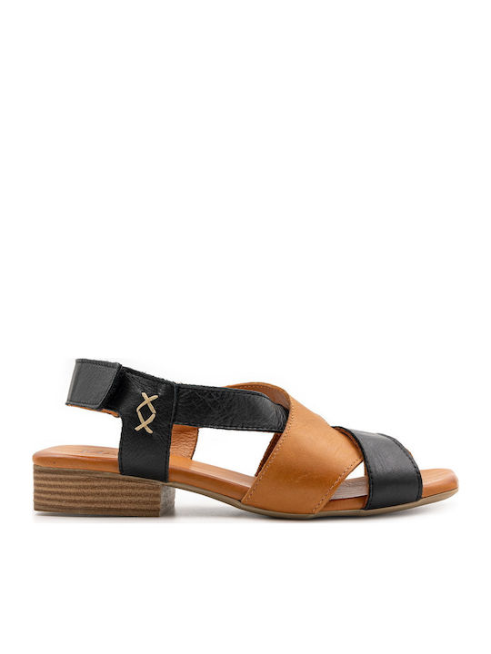 Mago Shoes Din piele Sandale Negre