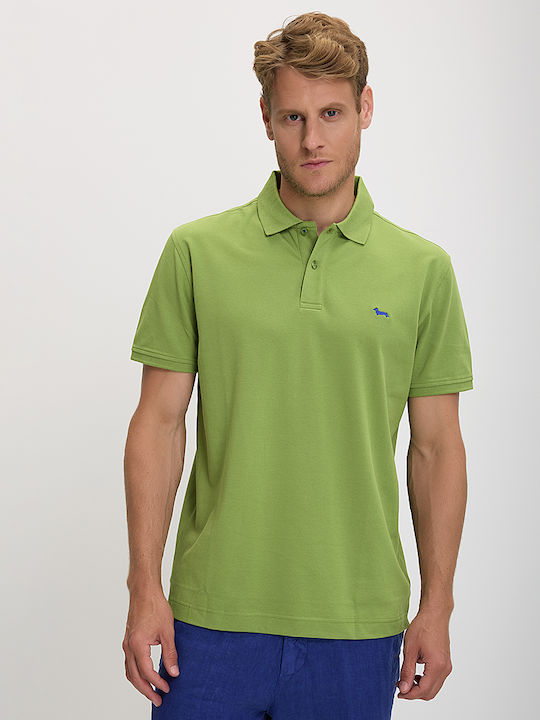 Harmont & Blaine Bluza Bărbătească cu Mânecă Scurtă Polo Green