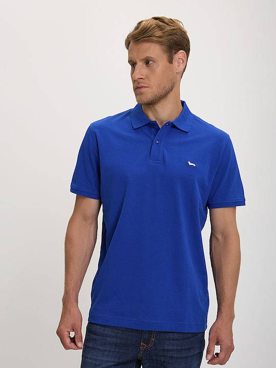 Harmont & Blaine Bluza Bărbătească cu Mânecă Scurtă Polo BLUE