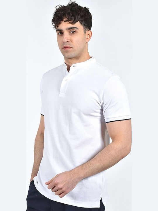 Clever Polo Bluză cu mânecă scurtă White