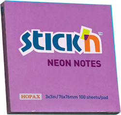 interDRUK Biletele De Memorie Blocnotes În Cub Violet 7.6x7.6cm