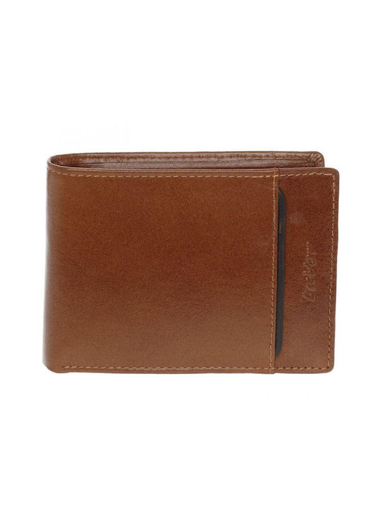 Lavor Men's Leather Wallet with RFID Tabac Brown