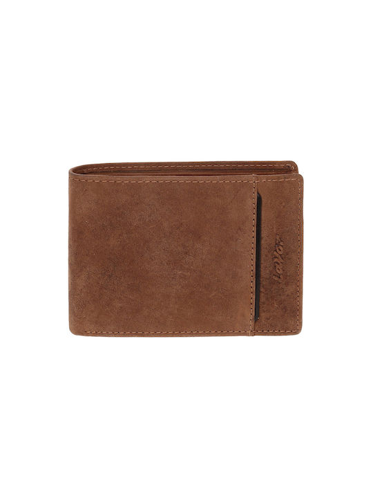 Lavor Men's Leather Wallet with RFID Beige