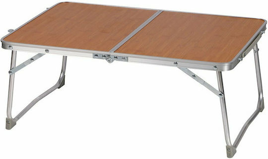 Sidirela Aluminum Table for Camping Folding in Case 60x40x24.5cm Brown