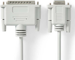 Nedis Καλώδιο RS232 9-pin female σε RS232 25-pin male 2m CCGL52135IV20 1τμχ Nedis Καλώδιο RS232 9-pin female σε RS232 25-pin male 2m CCGL52135IV20 1τμχ