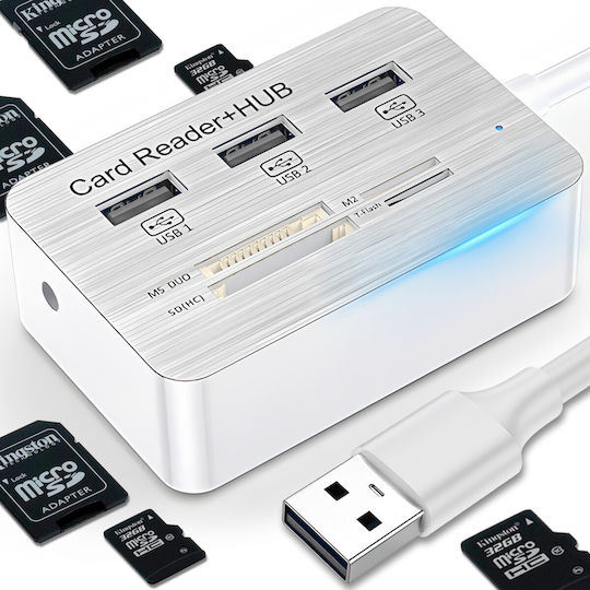 USB Hub with 2 Ports USB 3.1 with USB-A Connection