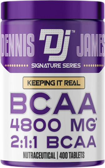 Dennis James BCAAs 2400мг 400 Таблетки Signature Series Bcaa Tablets