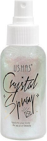Spray iluminator pentru corp Ushas Crystal 03, 80 ml