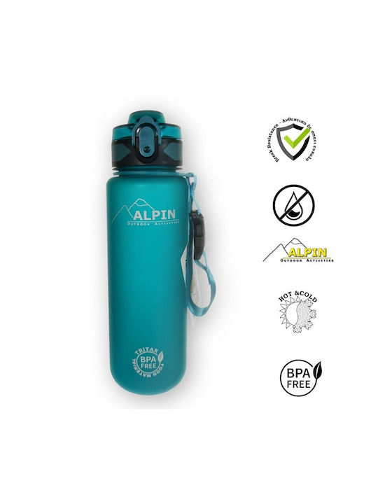 Alpin Water Bottle 630ml Turquoise