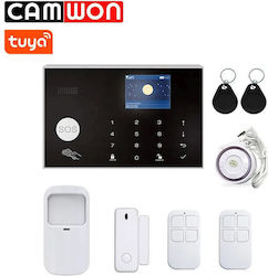 Camwon Autonom Drahtlos Alarmsystem mit Zentrale und Tastatur (GSM / Wi-Fi)