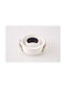Home Lighting Rectangle Metallic Recessed Spot with Socket GU10 White 8x5cm. 1pcs