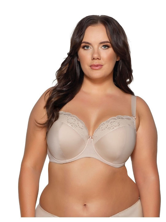 AVA Minimizer Minimizer Bra with Light Padding Underwire Beige