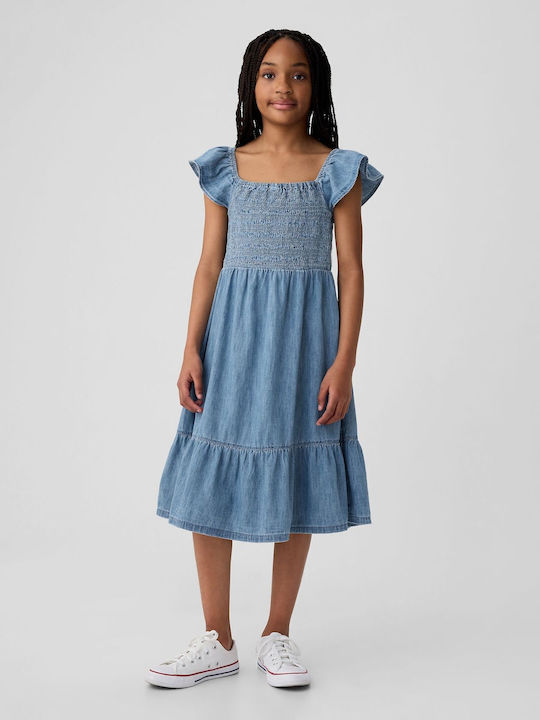 GAP Παιδικό Φόρεμα Medium Wash