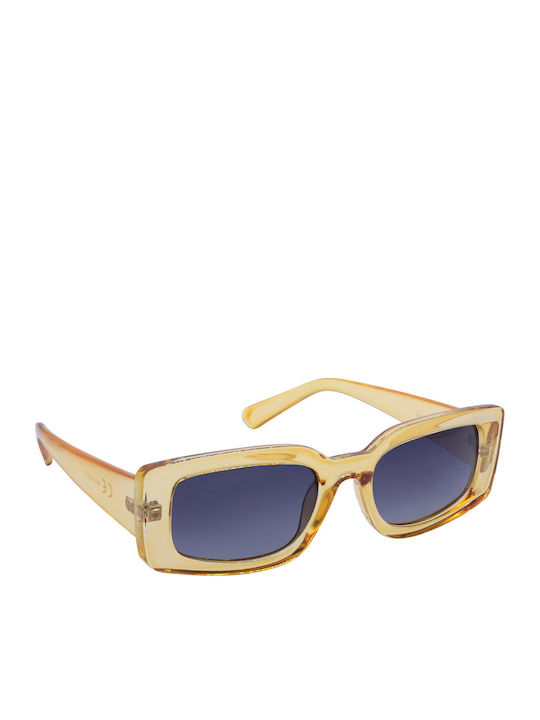 Eyelead Women's Sunglasses with Yellow Plastic Frame and Yellow Polarized Lens