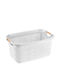 Viosarp Storage Basket Bamboo White 30lt 1pcs