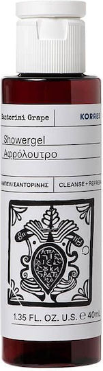 Gel de duș Korres Santorini Vine 40ml