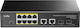 Cudy GS1010PS2 Unmanaged L2 PoE+ Switch με 8 Θύρες Gigabit (1Gbps) Ethernet και 2 SFP Θύρες