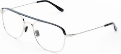 Vuarnet Ανδρικά Μεταλλικά Γυαλιά Προστασίας Οθόνης σε Γκρι Χρώμα